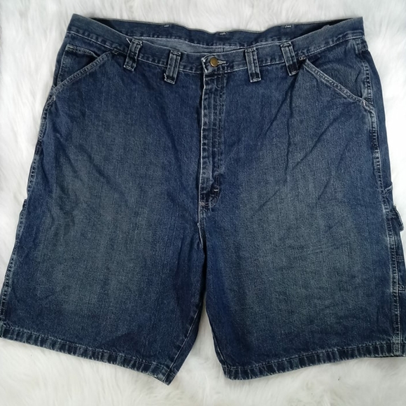 wrangler denim carpenter shorts